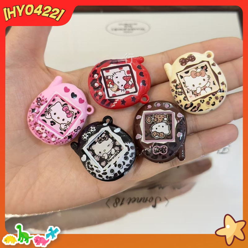 Jewelry Making - Acrylic Cute Kt Cat Leopard Print