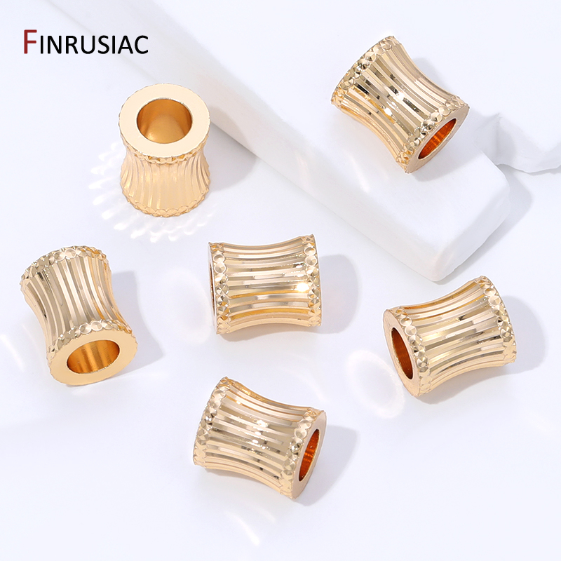 Jewelry Making Youtube - 14K Gold Plated Brass Big Hole