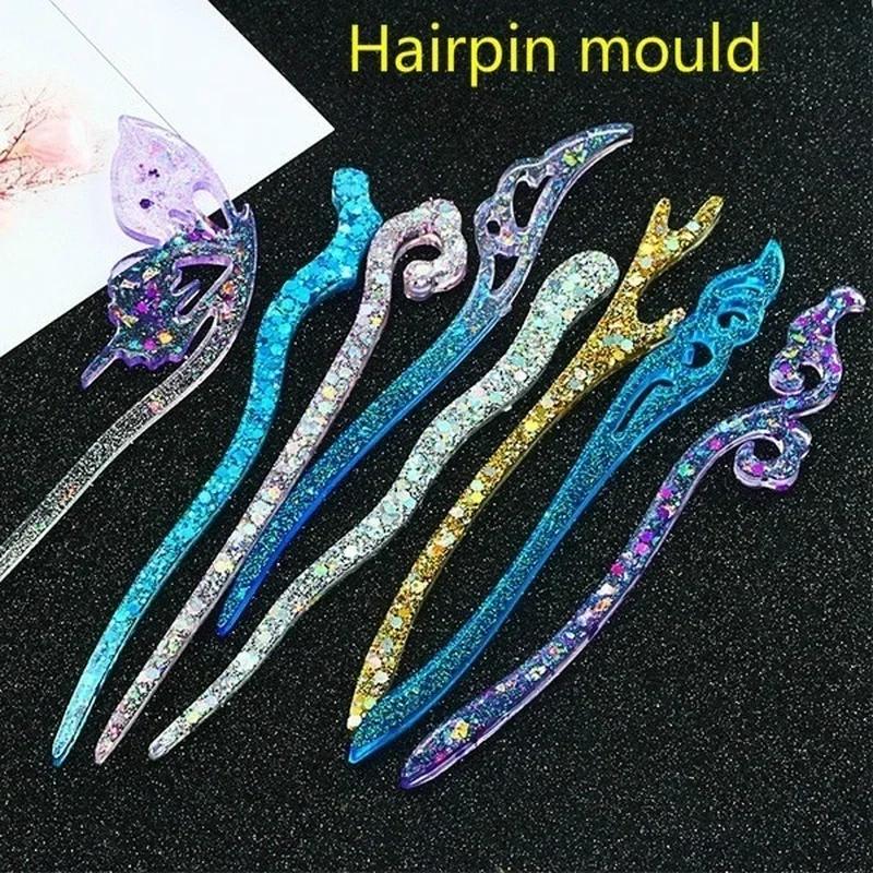 Jewelry Making - New Transparent Hairpin Silicone Special Mould
