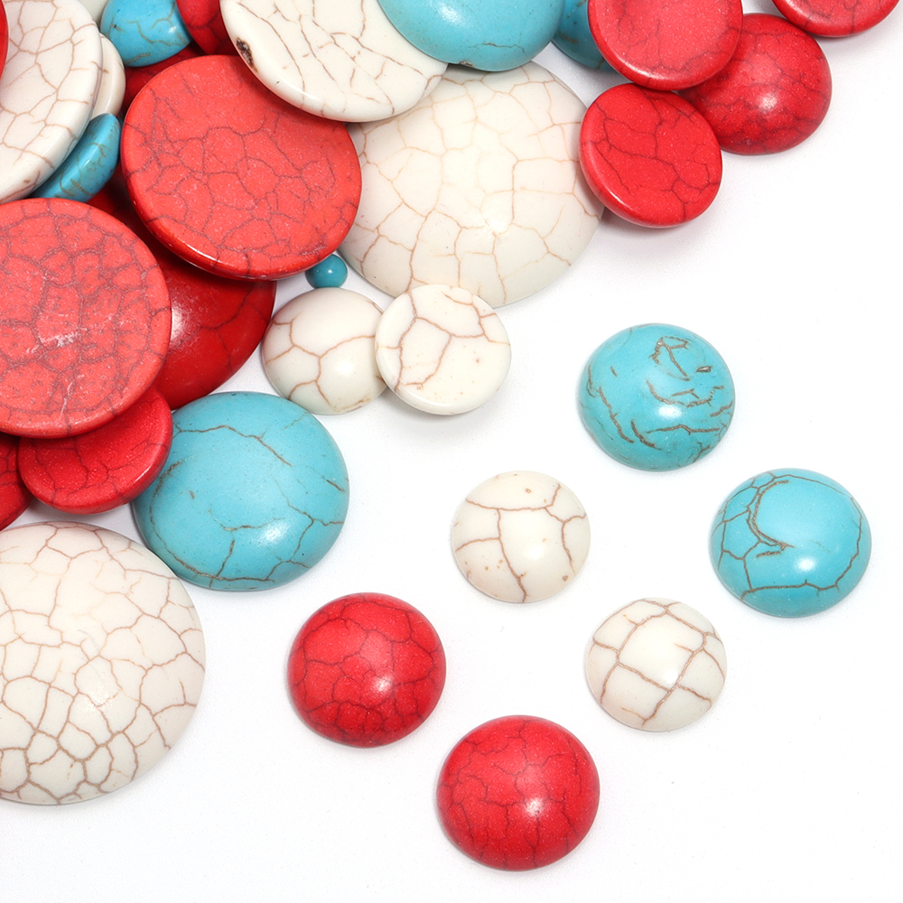 Jewelry Making Stones - 10pcs/lot Natural Stone Cabochon Beads 6/8/10/12/14/16/18/20/25mm
