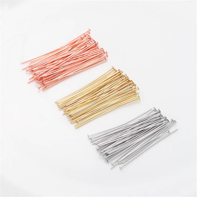 50pcs/pack 925 Sterling Silver - Jewelry Making Head Pins 리뷰 및 가격