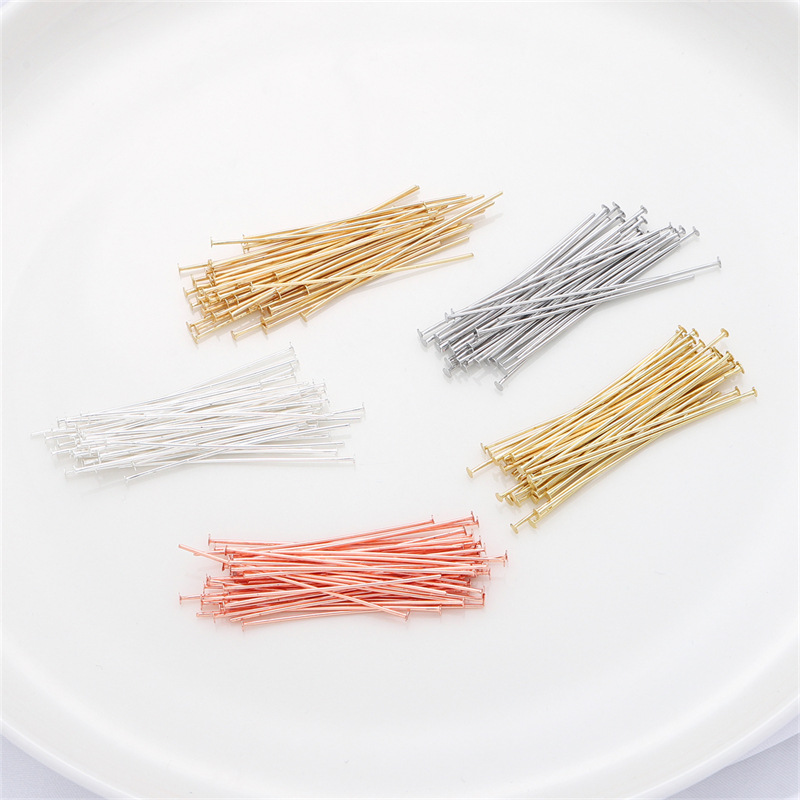50pcs/pack 925 Sterling Silver - Jewelry Making Head Pins 리뷰 및 가격