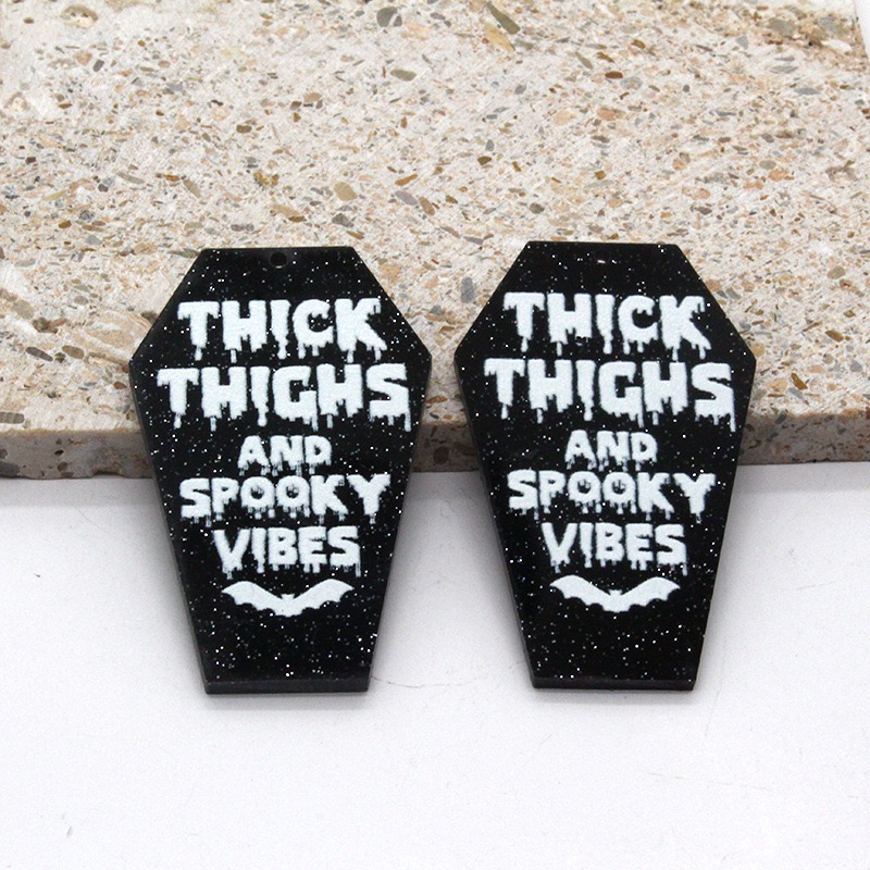 10pcs acrylic dark coffin quot - Jewelry Making Quotes 리뷰 및 가격
