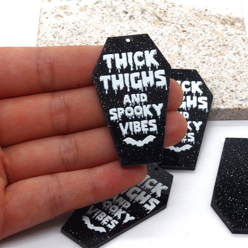 10pcs acrylic dark coffin quot - Jewelry Making Quotes 리뷰 및 가격