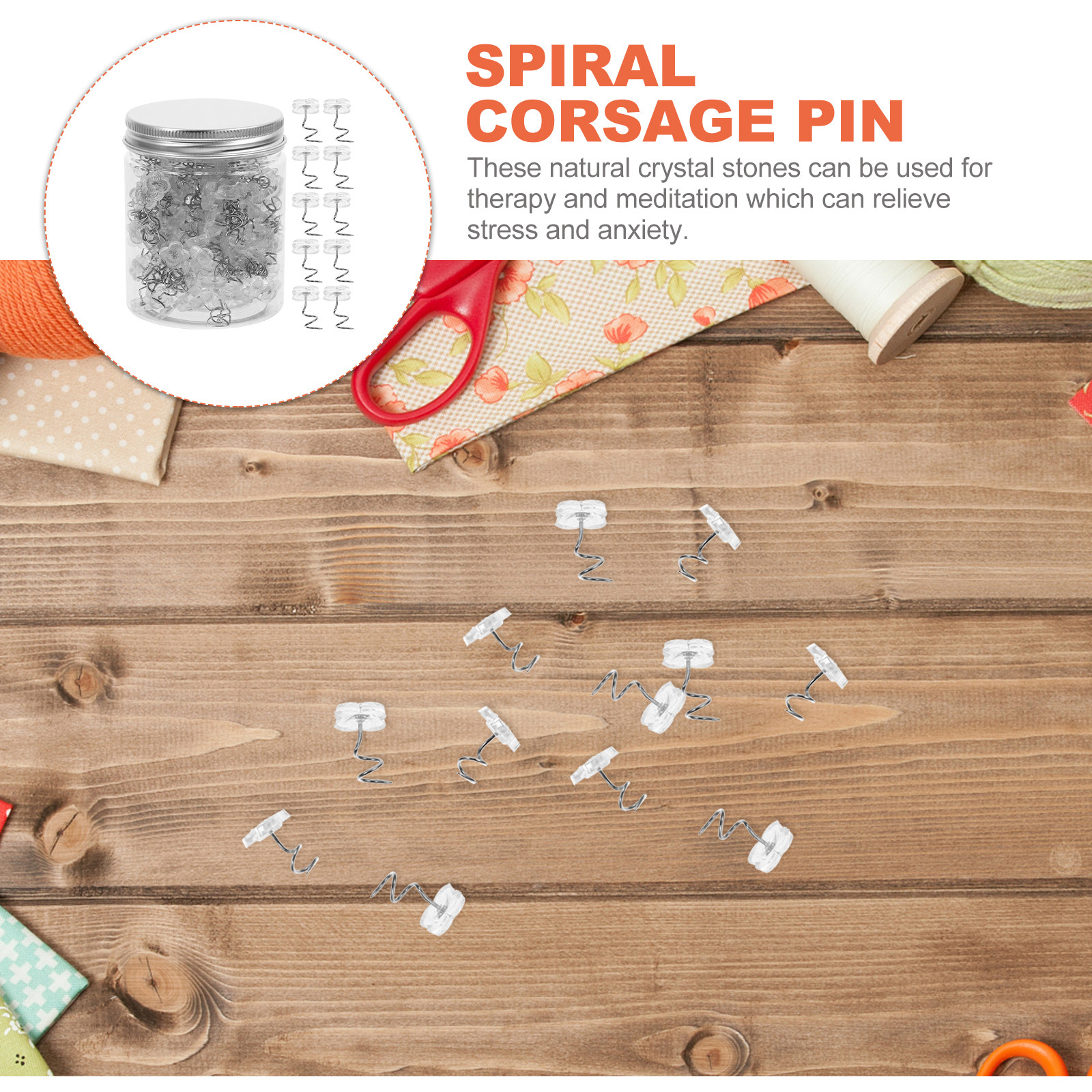 200Pcs Locating Spiral Sewing  - Jewelry Making Head Pins 리뷰 및 가격