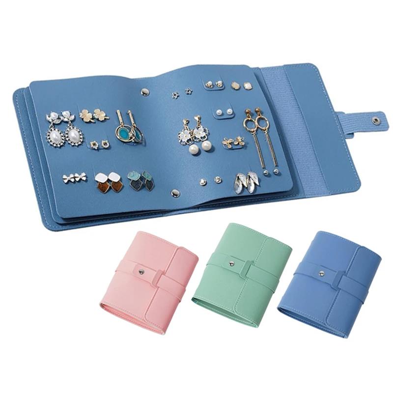 1PC PU Leather Ear Stud Storag - Jewelry Making Journal 리뷰 및 가격