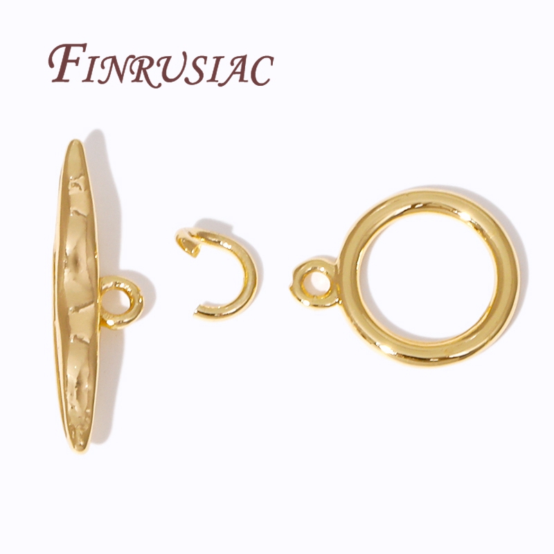 2/4Pcs 18K Gold Plated Toggle  - Toggle Clasp Gold 리뷰 및 가격