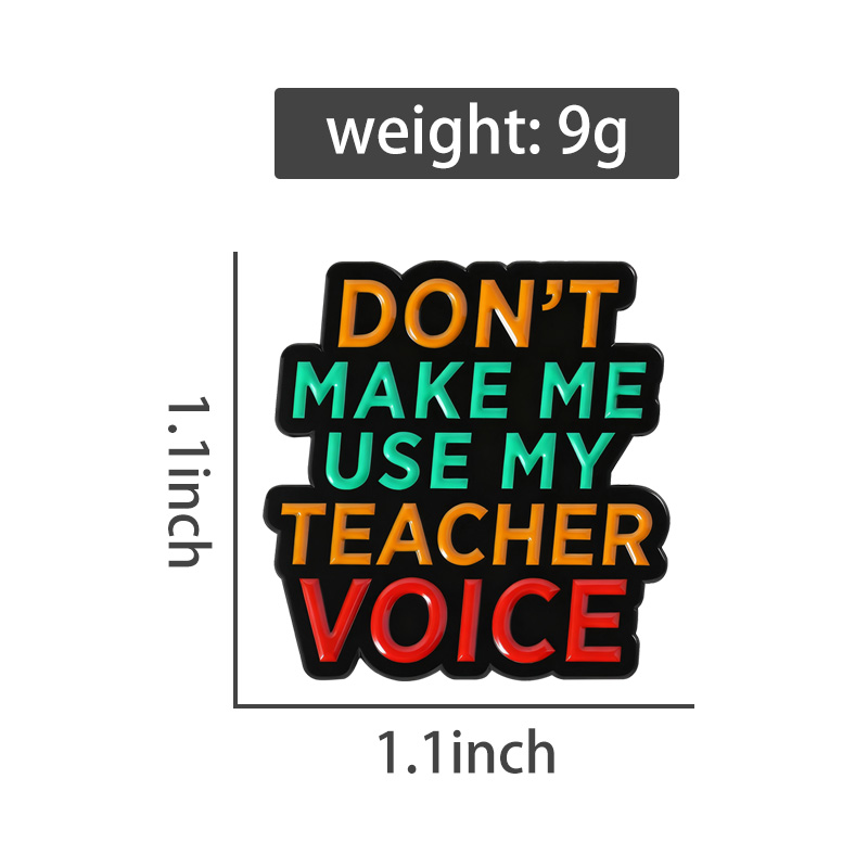 Teacher Vibes Enamel Pins Don' - Jewelry Making Quotes 리뷰 및 가격