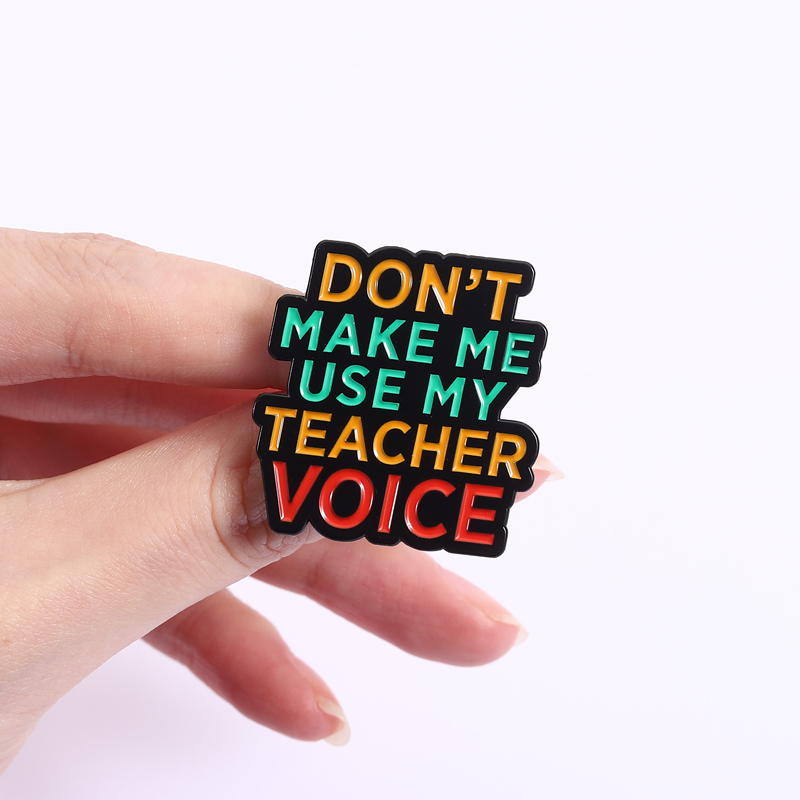 Teacher Vibes Enamel Pins Don' - Jewelry Making Quotes 리뷰 및 가격