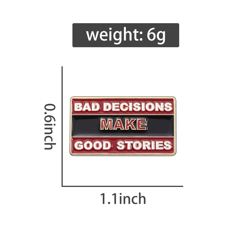 Bad Decision Make Good Stories - Jewelry Making Quotes 리뷰 및 가격