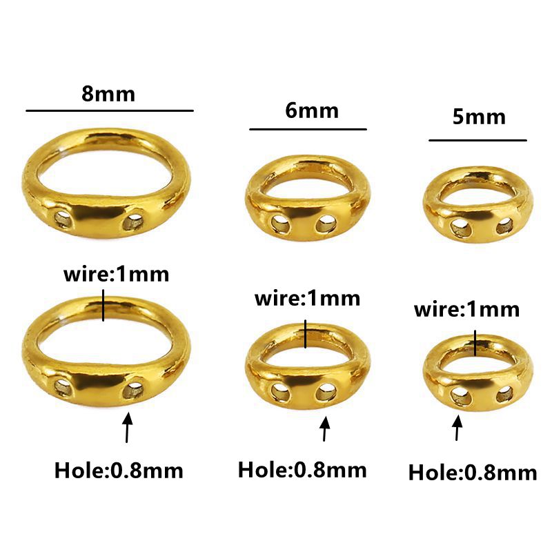 30pcs 5/6/8mm Stainless Steel  - Jewelry Making 리뷰 및 가격