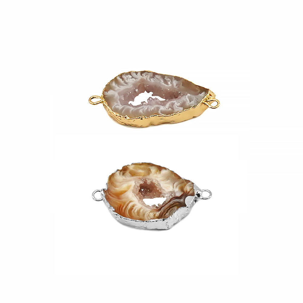 Irregualr Natural Agate Geode  - Jewelry Making Stones 리뷰 및 가격