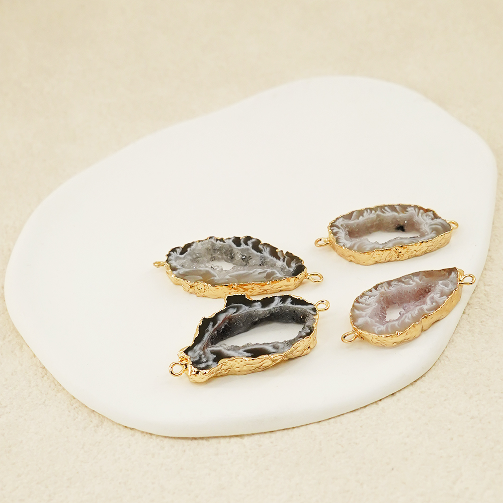 Irregualr Natural Agate Geode  - Jewelry Making Stones 리뷰 및 가격