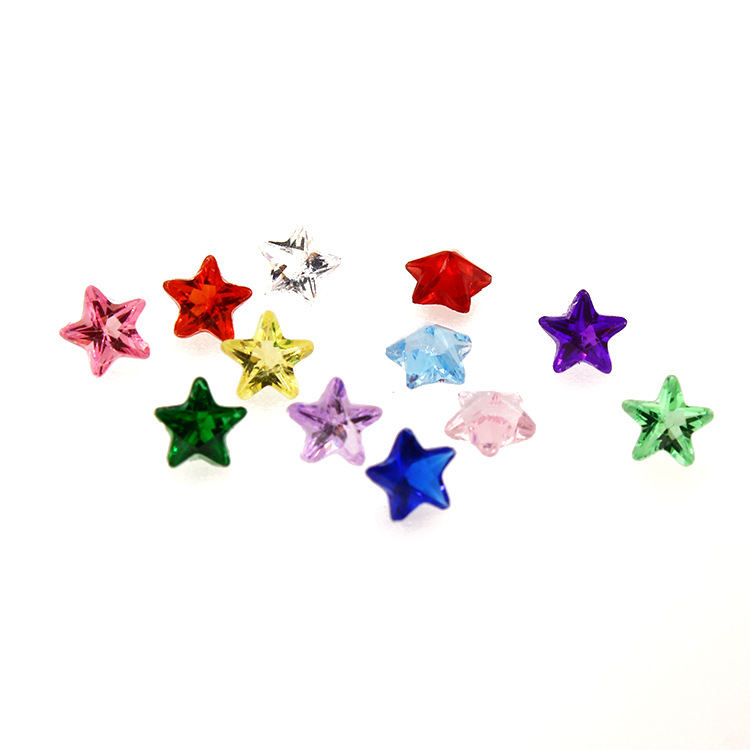 240pc/lot 4mm 5mm star heart b - Jewelry Making Stones 리뷰 및 가격