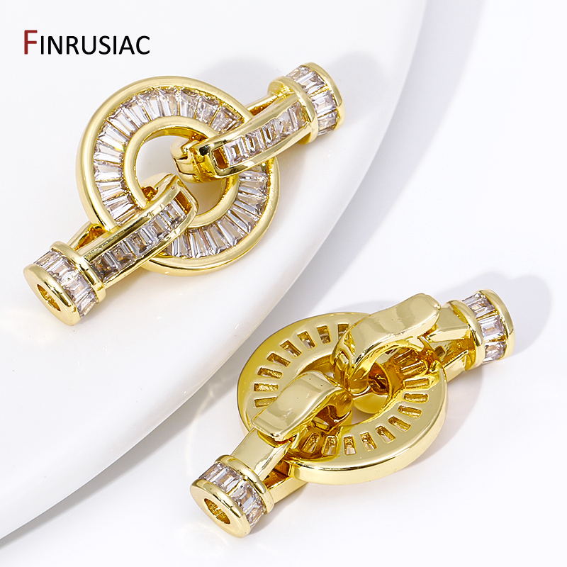 Trendy 18K Gold Plated Brass P - Toggle Clasp Gold 리뷰 및 가격