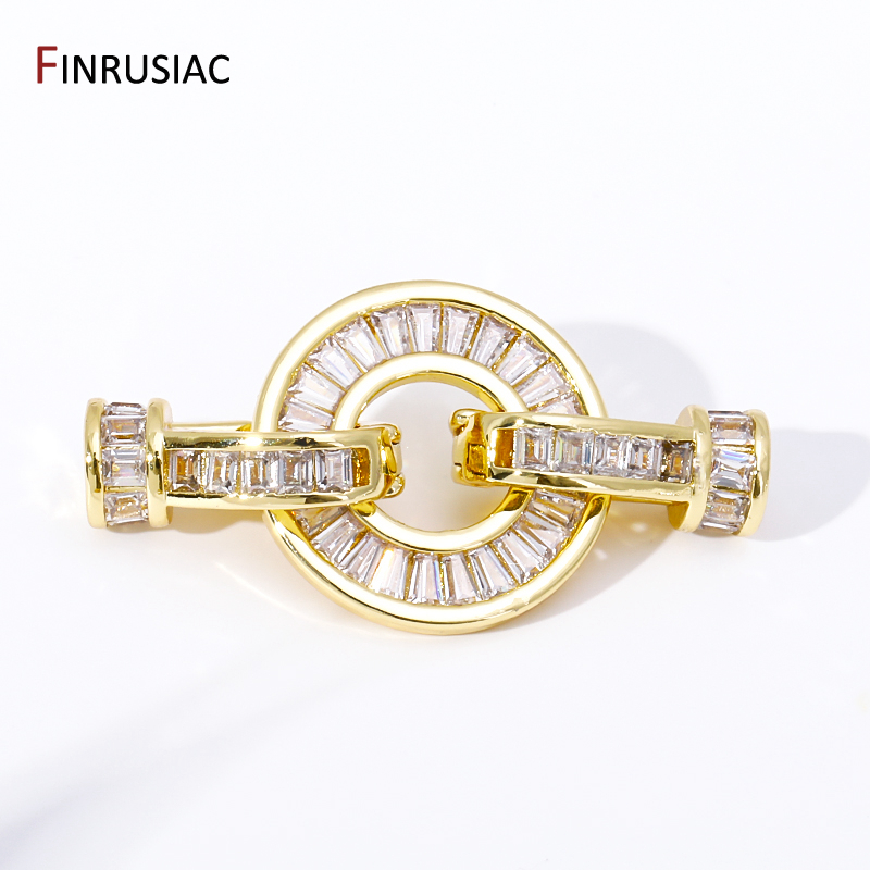 Trendy 18K Gold Plated Brass P - Toggle Clasp Gold 리뷰 및 가격