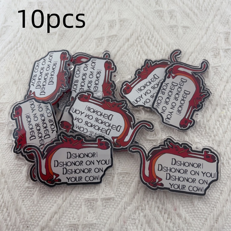 10pcs acrylic cartoon animal q - Jewelry Making Quotes 리뷰 및 가격