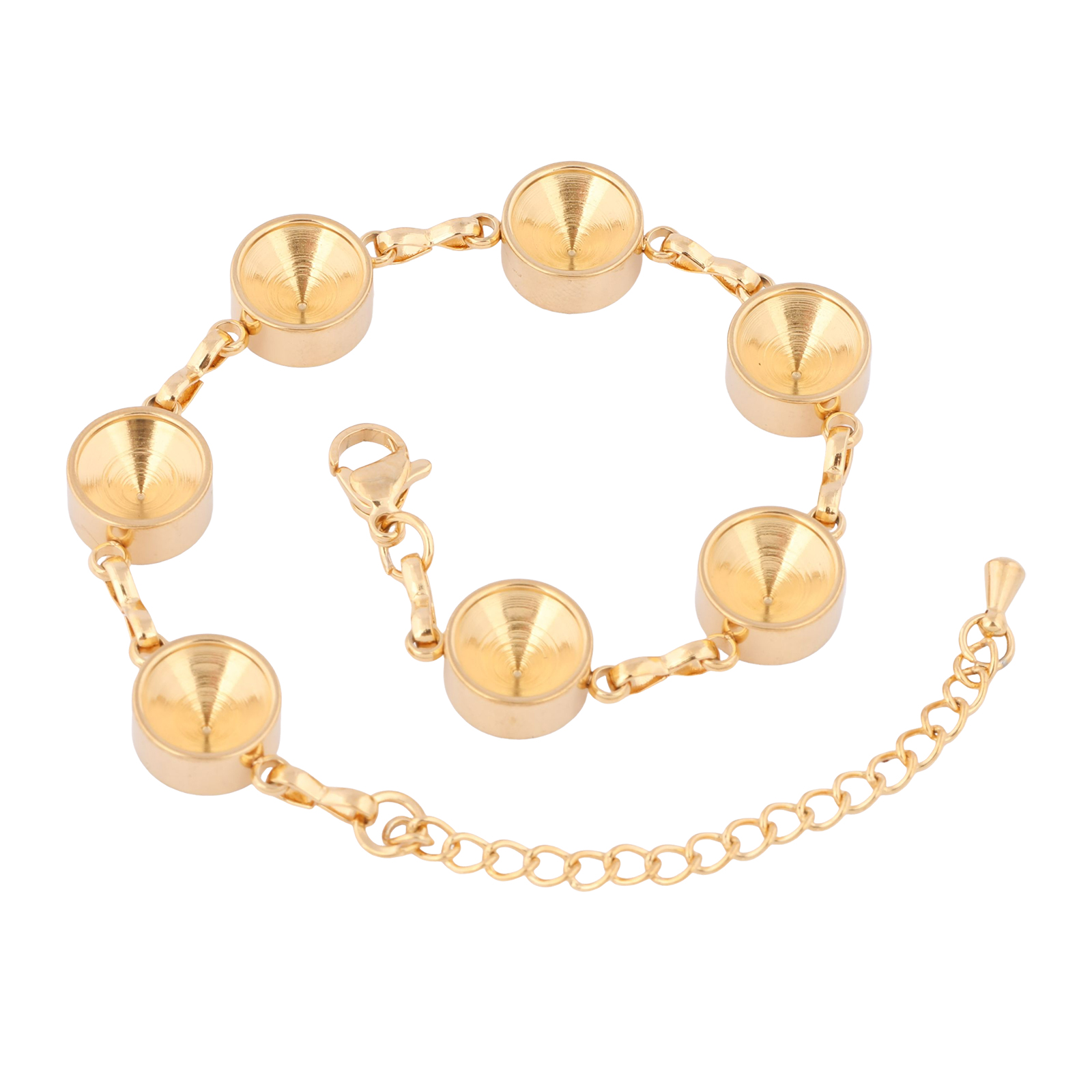 2pcs Stainless Steel Gold Plat - Jewelry Making Stones 리뷰 및 가격