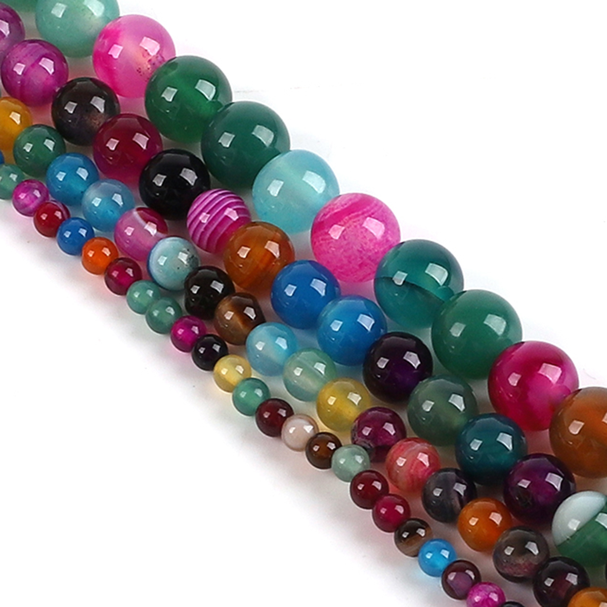 Natural Agate Stone Beads Colo - Jewelry Making Stones 리뷰 및 가격