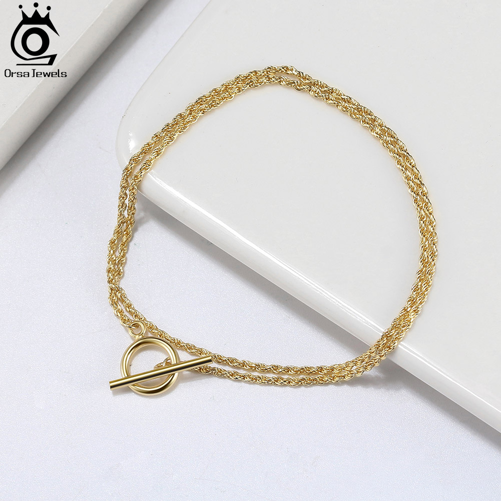 ORSA JEWELS 14K Gold Plating 9 - Toggle Clasp Gold 리뷰 및 가격