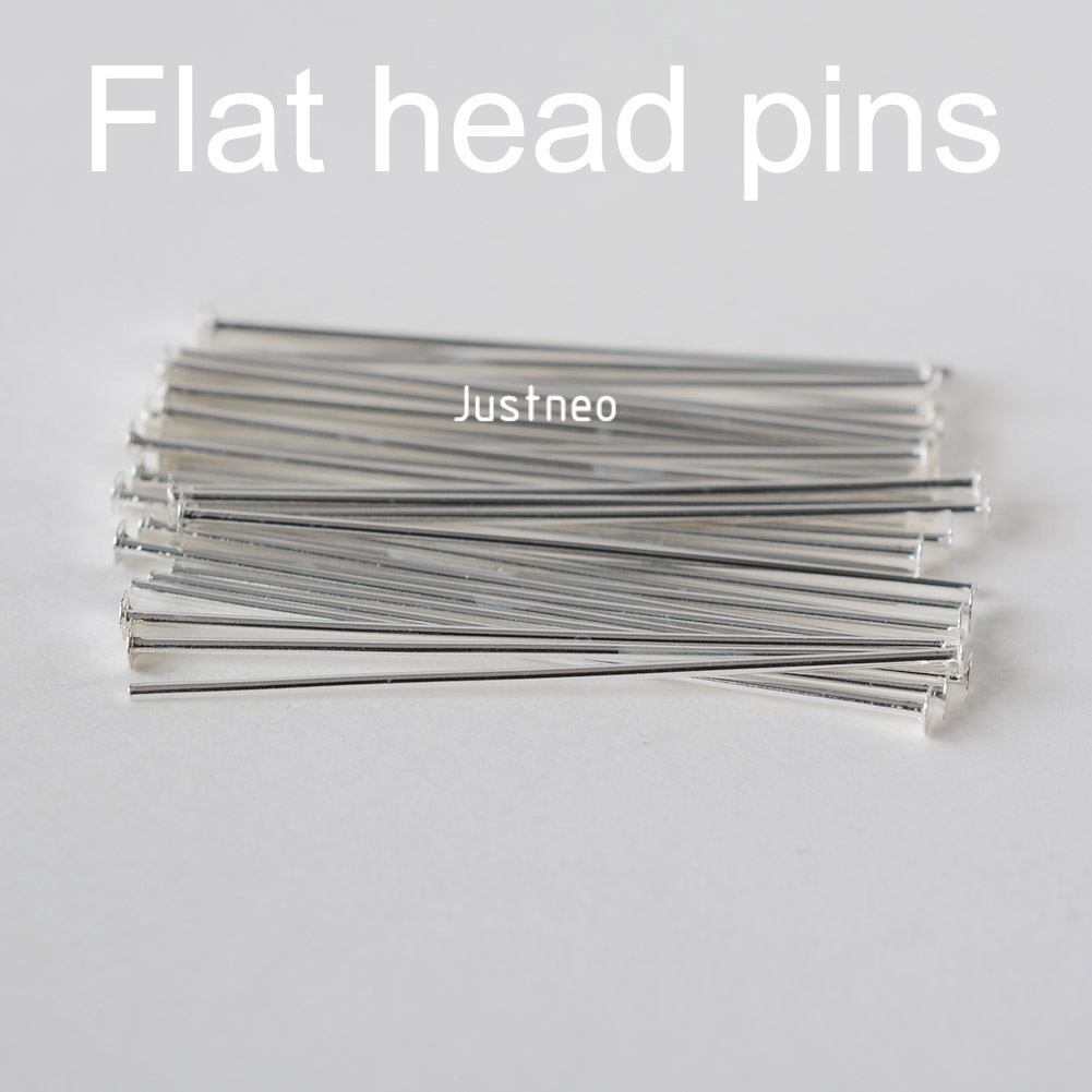 925 Sterling Silver Flat Head  - Jewelry Making Head Pins 리뷰 및 가격