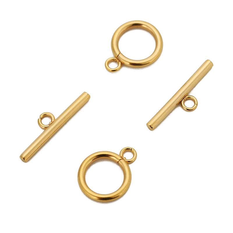 5/10sets/pack Stainless Steel  - Toggle Clasp Gold 리뷰 및 가격