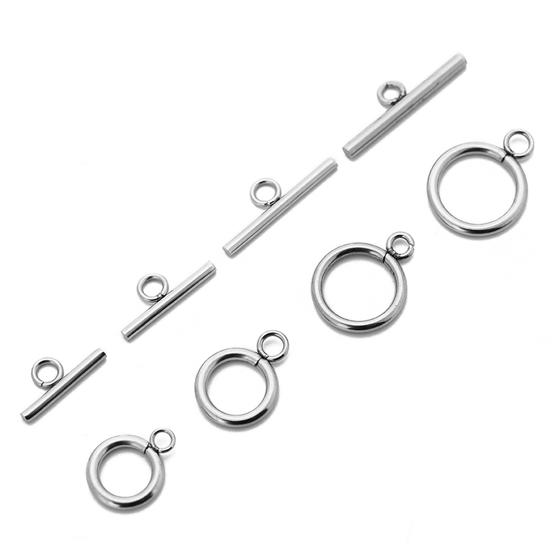 5/10sets/pack Stainless Steel  - Toggle Clasp Gold 리뷰 및 가격