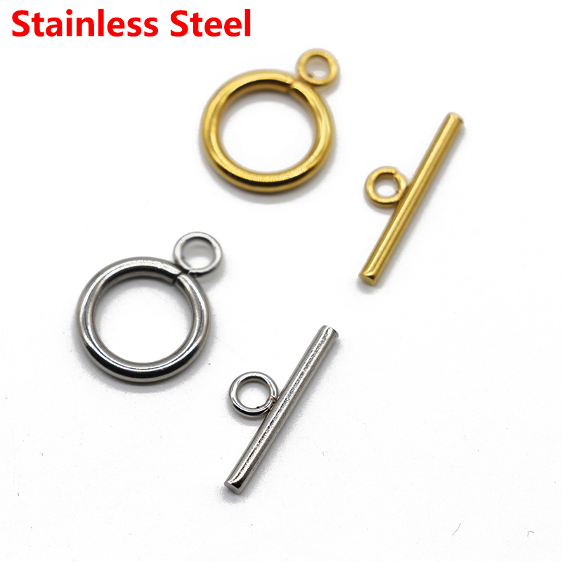 5/10sets/pack Stainless Steel  - Toggle Clasp Gold 리뷰 및 가격