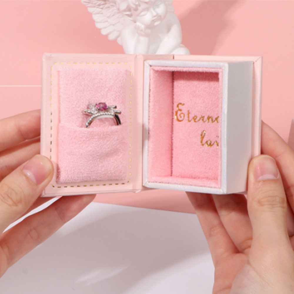 Mini Clamshell Book Ring Box f - Jewelry Making Journal 리뷰 및 가격