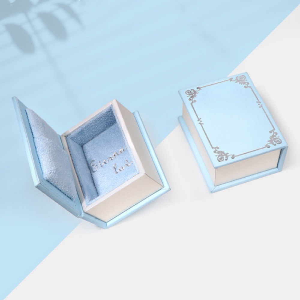 Mini Clamshell Book Ring Box f - Jewelry Making Journal 리뷰 및 가격