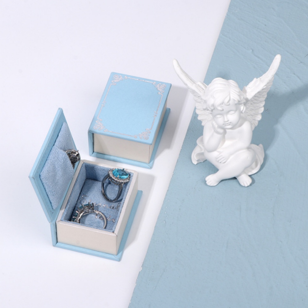 Mini Clamshell Book Ring Box f - Jewelry Making Journal 리뷰 및 가격