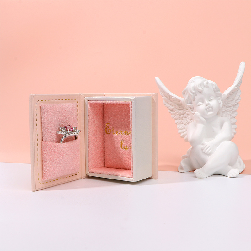 Mini Clamshell Book Ring Box f - Jewelry Making Journal 리뷰 및 가격