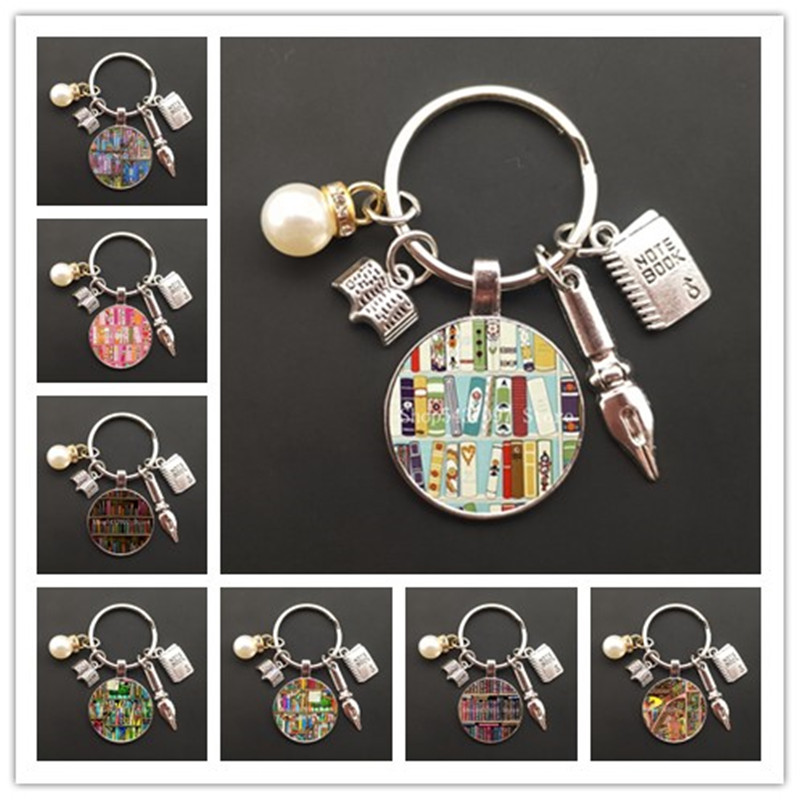 New retro book photo keychain  - Jewelry Making Journal 리뷰 및 가격