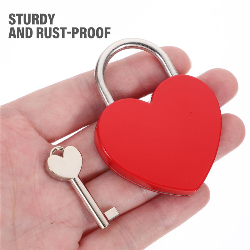 Heart Shape Padlocks Romantic  - Jewelry Making Journal 리뷰 및 가격