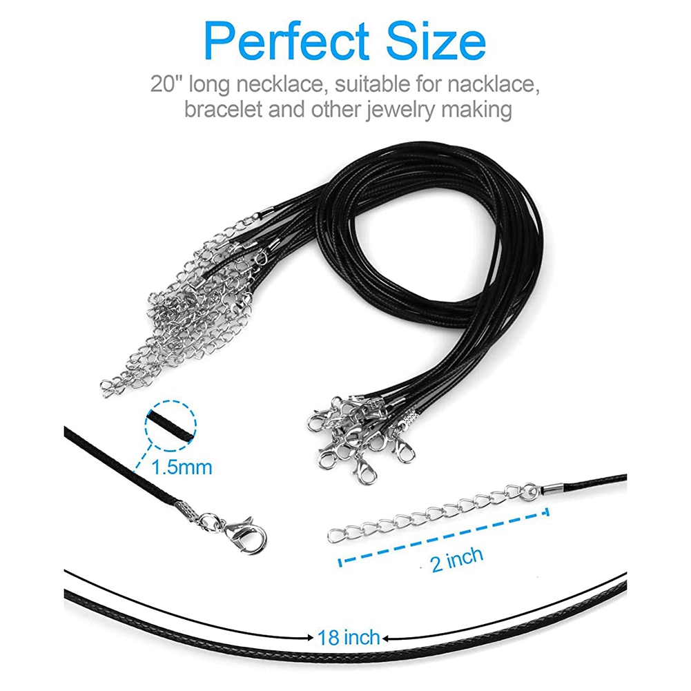 ABQR 24PCS Cord Necklace, 20 i - Jewelry Making 리뷰 및 가격