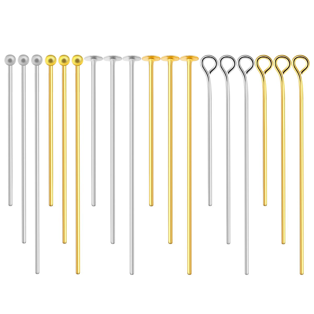 50-100pcs Stainless Steel Flat - Jewelry Making Head Pins 리뷰 및 가격