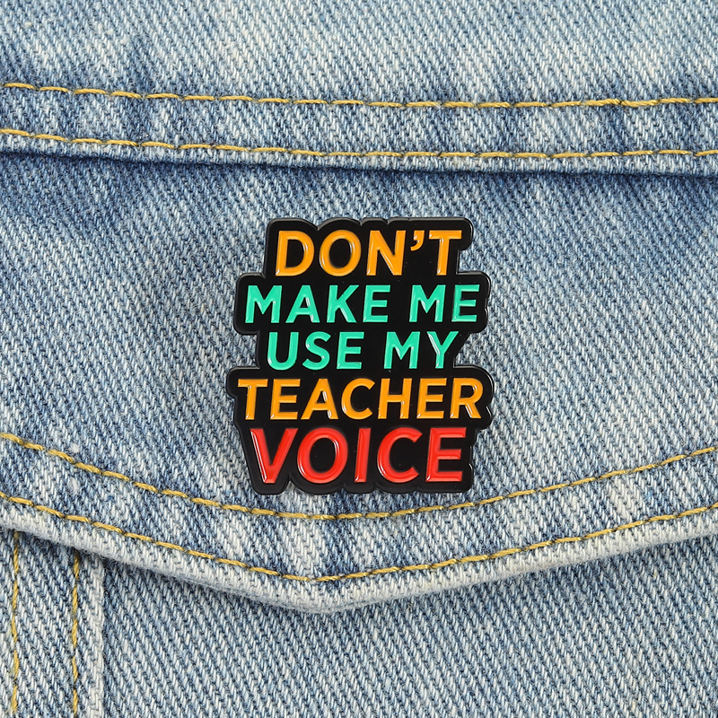 Teacher Vibes Enamel Pins Don' - Jewelry Making Quotes 리뷰 및 가격