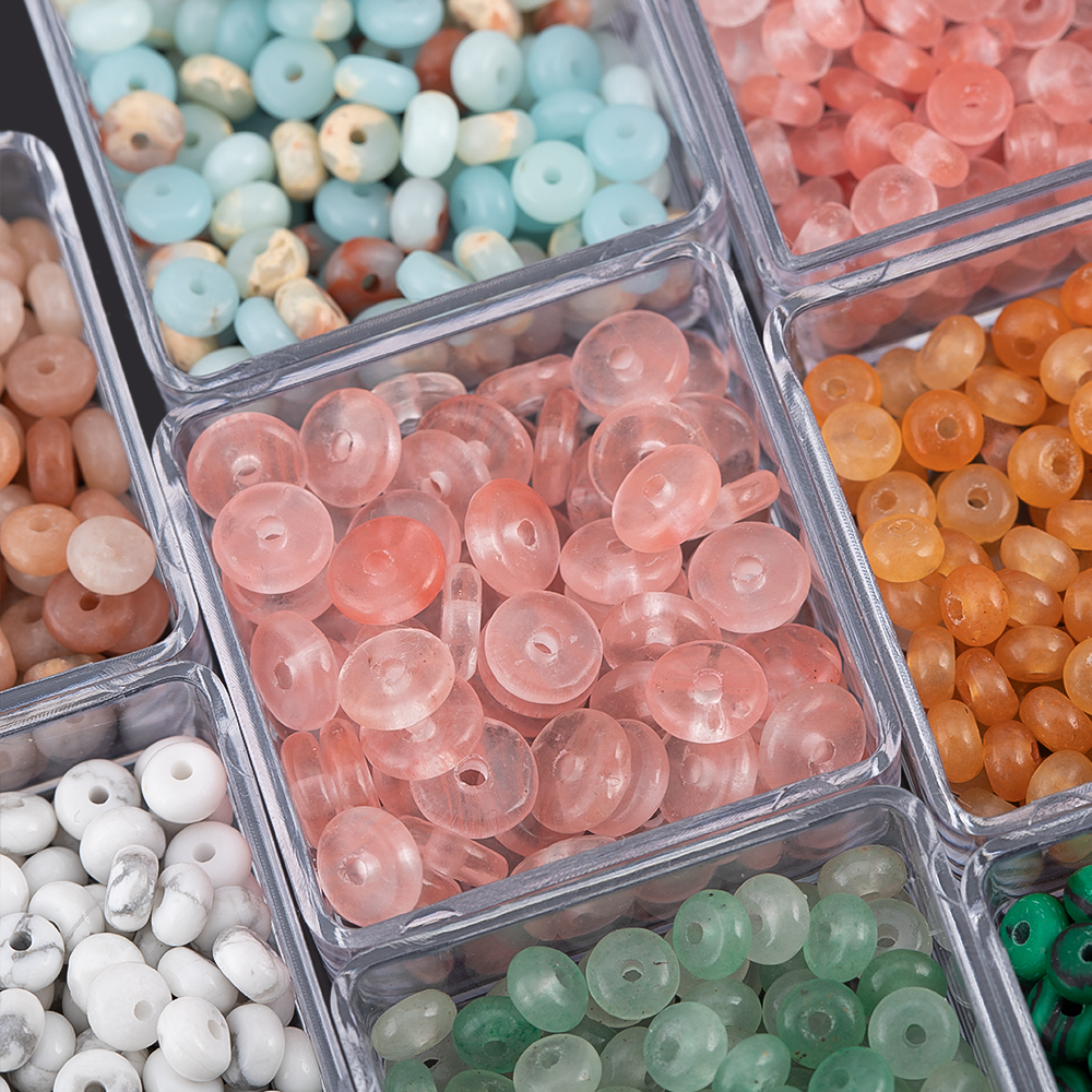 160pcs 4mm Natural Stone Abacu - Jewelry Making Stones 리뷰 및 가격