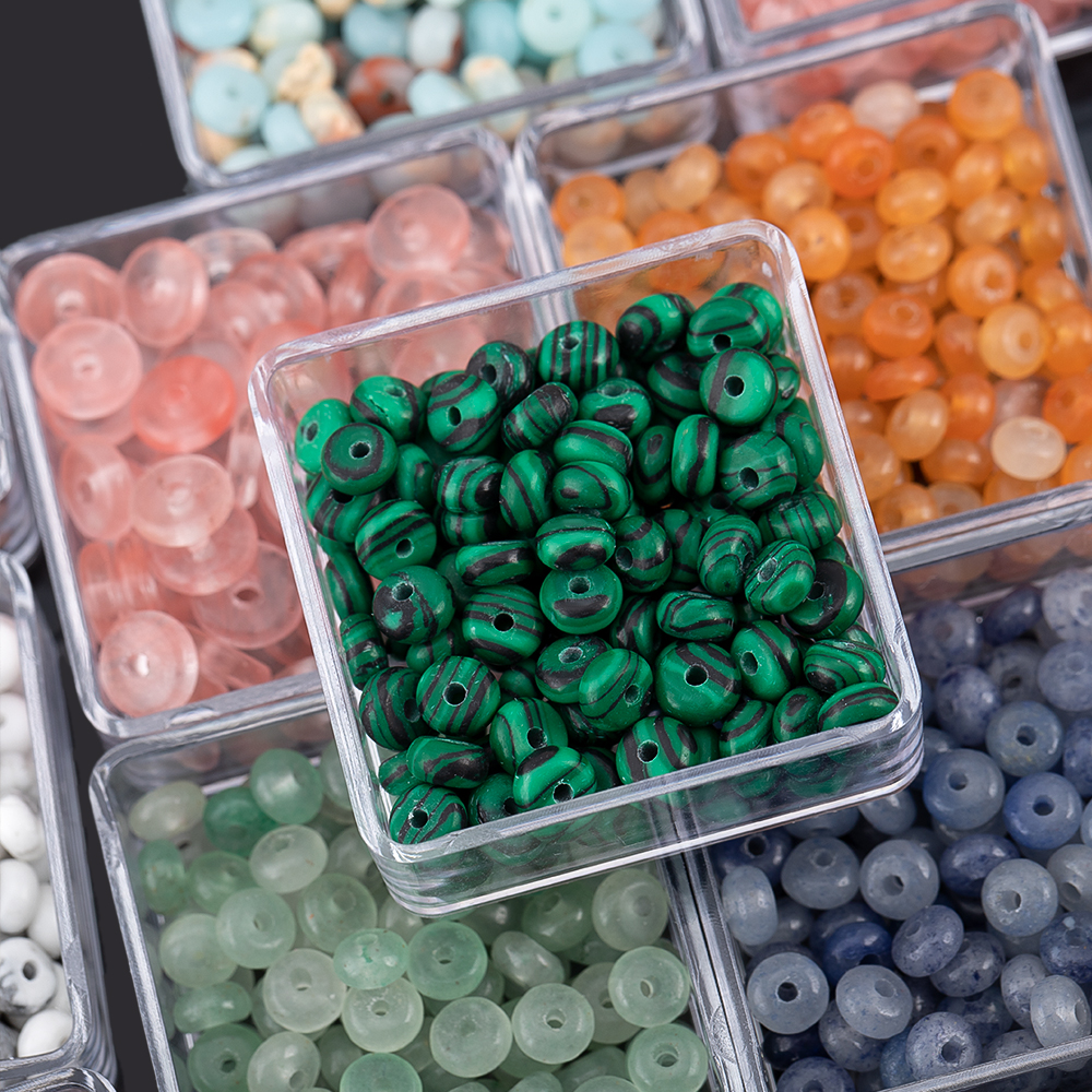 160pcs 4mm Natural Stone Abacu - Jewelry Making Stones 리뷰 및 가격