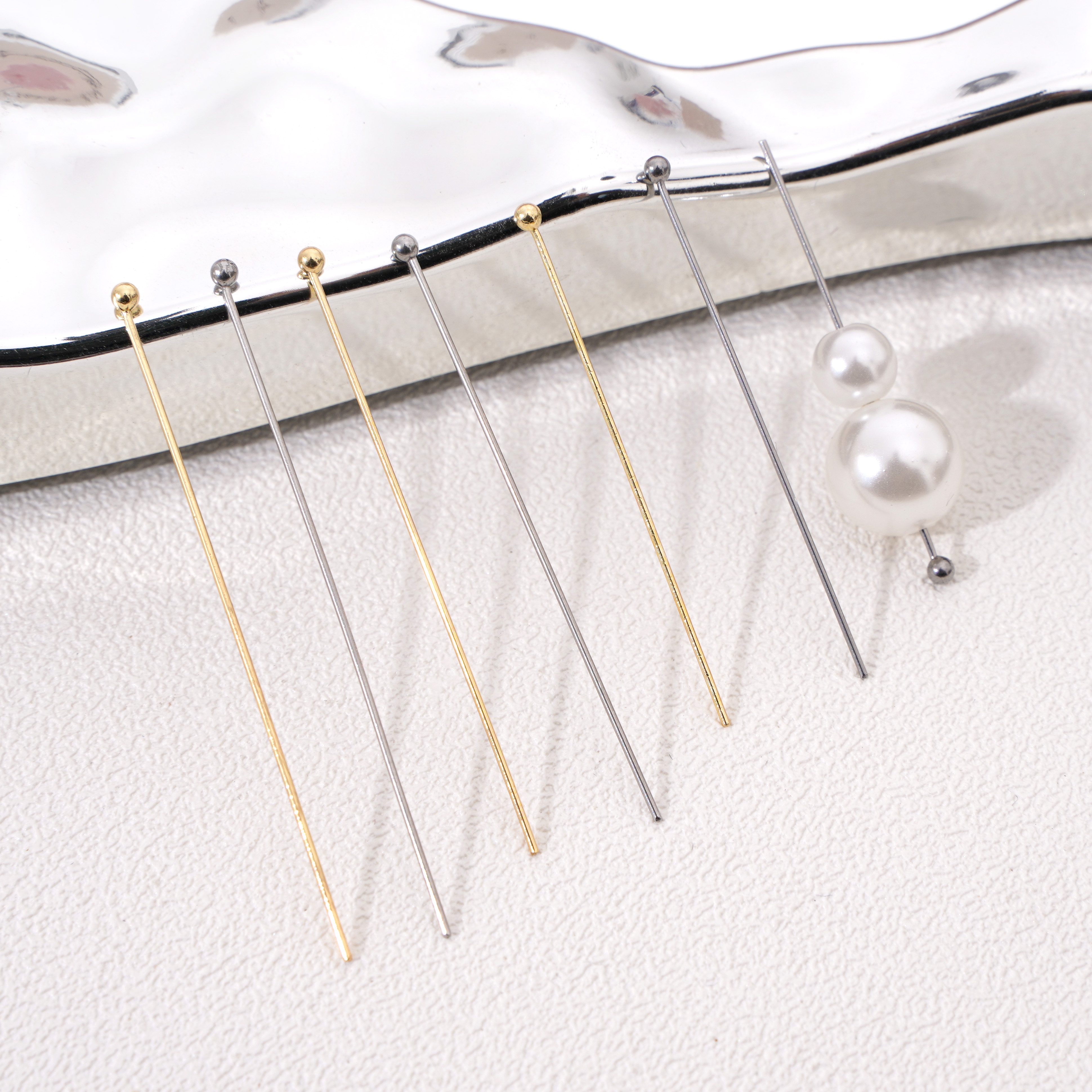 50-100Pcs 0.6mm Stainless Stee - Jewelry Making Head Pins 리뷰 및 가격