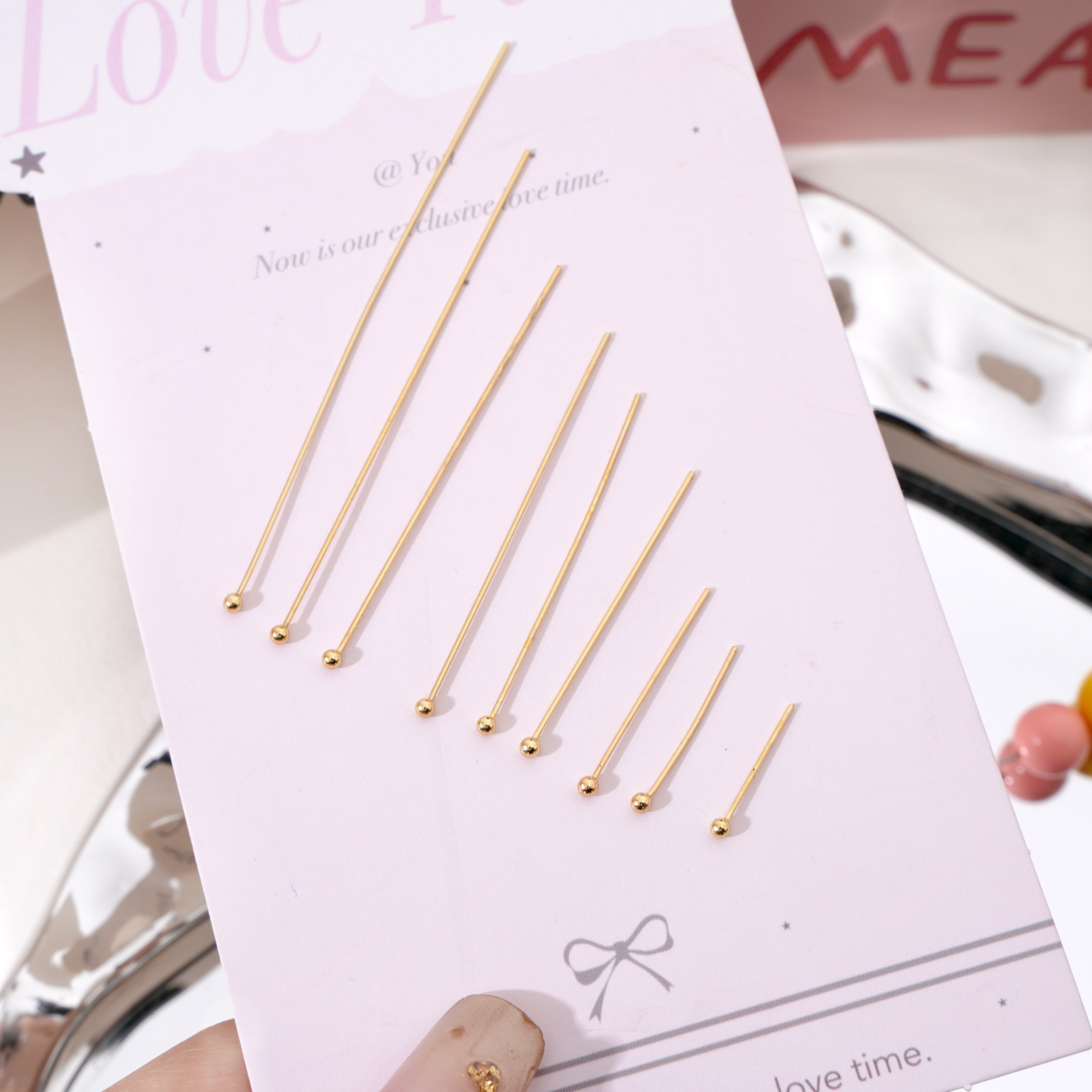 50-100Pcs 0.6mm Stainless Stee - Jewelry Making Head Pins 리뷰 및 가격