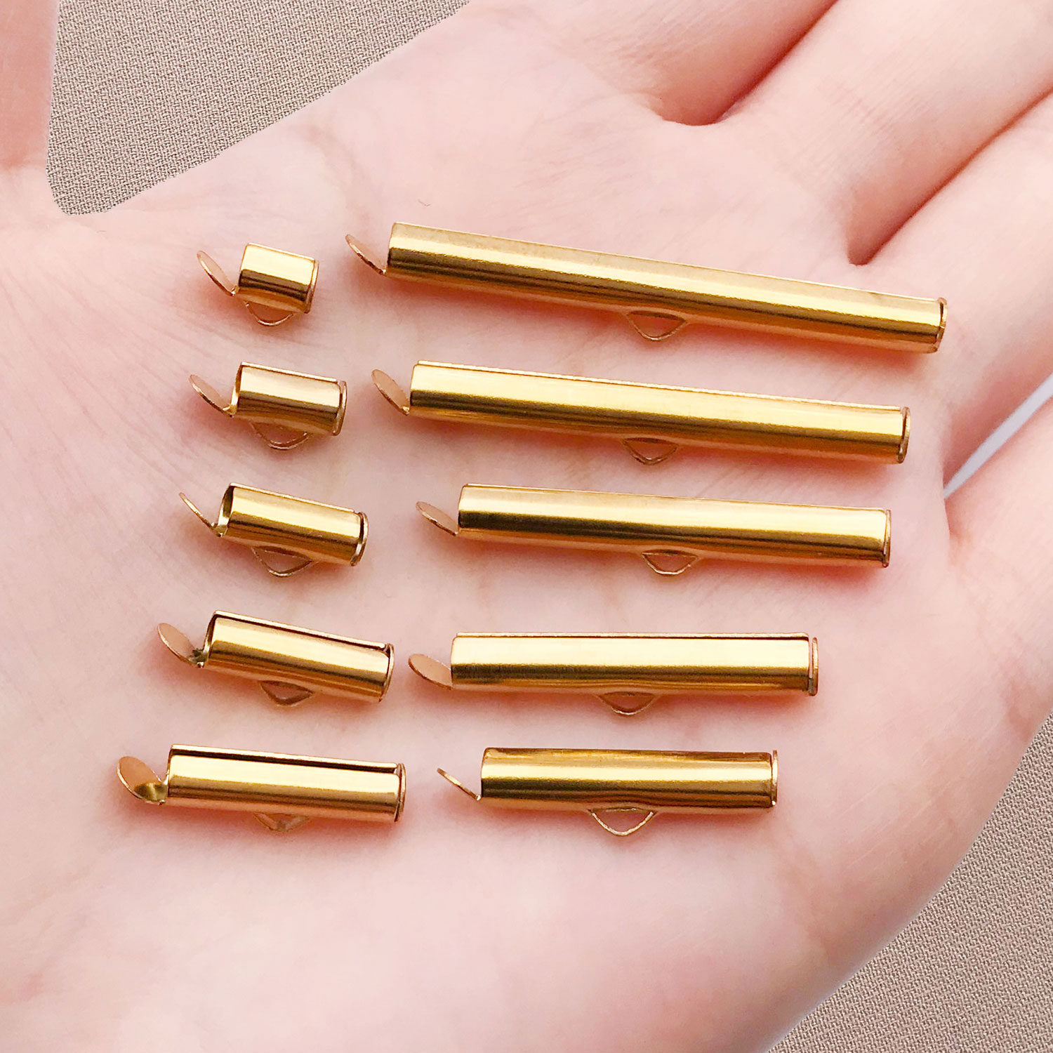 10pcs/lot Stainless Steel Crim - Jewelry Making Youtube 리뷰 및 가격