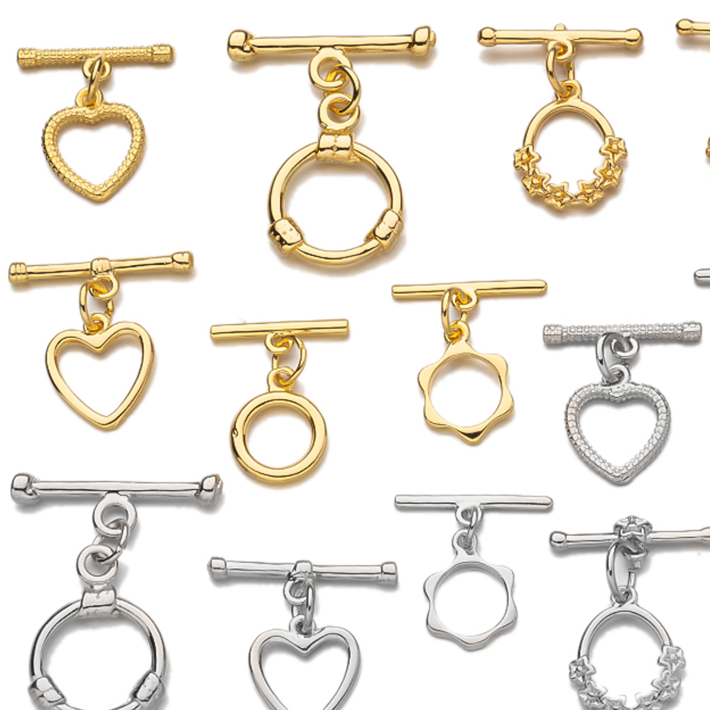 2Sets18K Gold Plated Brass OT  - Toggle Clasp Gold 리뷰 및 가격