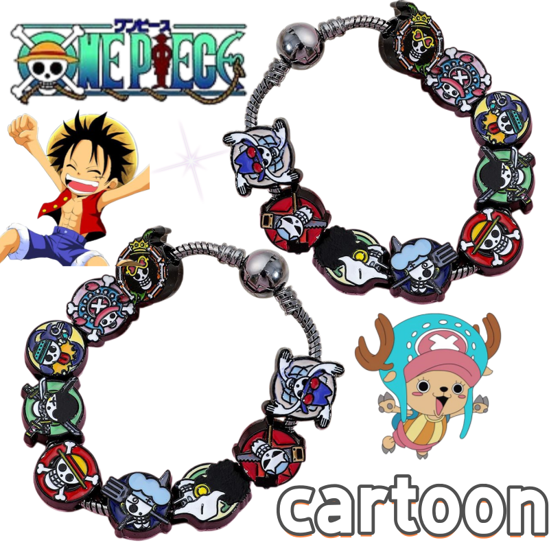 Cartoon cute One Piece bead br - Jewelry Making 리뷰 및 가격