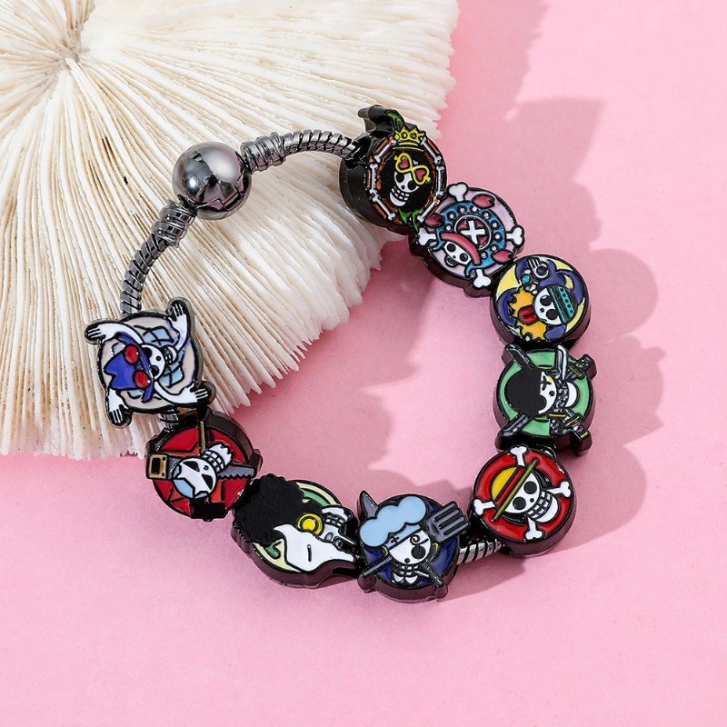 Cartoon cute One Piece bead br - Jewelry Making 리뷰 및 가격