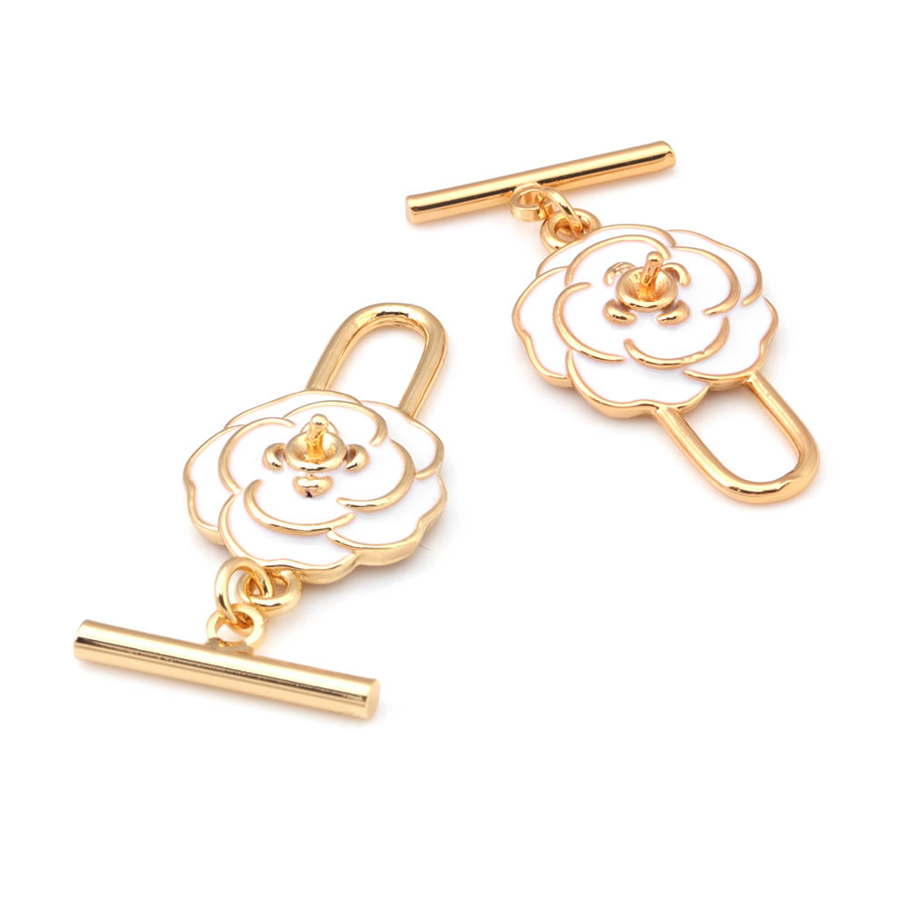 18K Gold Color Brass Geometry  - Toggle Clasp Gold 리뷰 및 가격