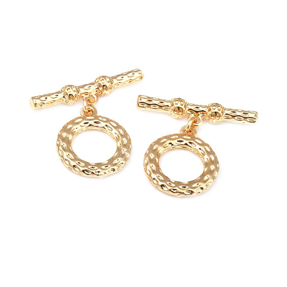 18K Gold Color Brass Geometry  - Toggle Clasp Gold 리뷰 및 가격