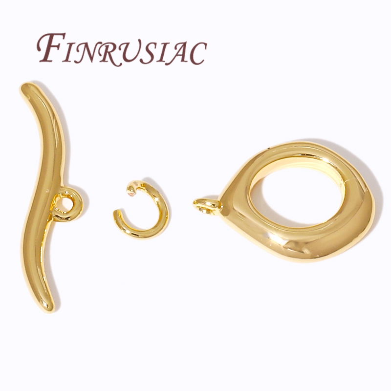 18K Gold Plated OT Toggle Clas - Toggle Clasp Gold 리뷰 및 가격