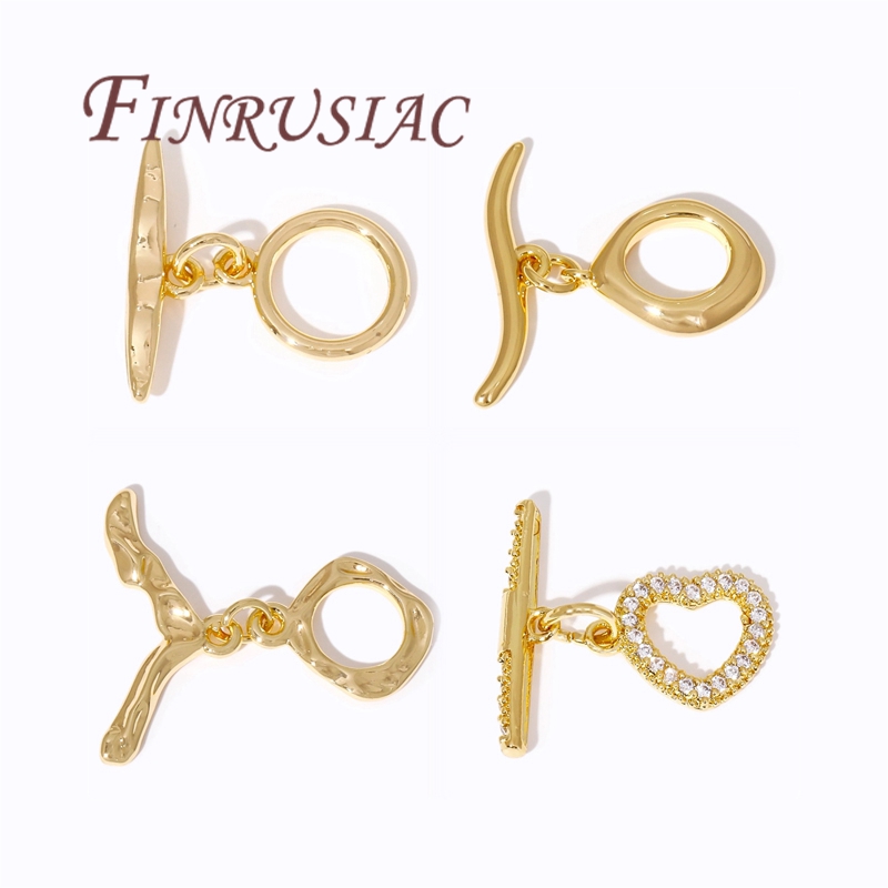 18K Gold Plated OT Toggle Clas - Toggle Clasp Gold 리뷰 및 가격