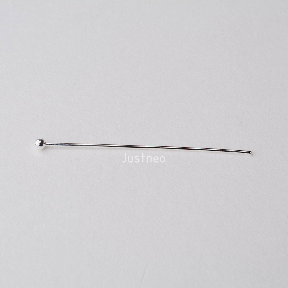 925 Sterling Silver Ball Head  - Jewelry Making Head Pins 리뷰 및 가격